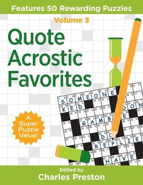 portada Quote Acrostic Favorites: Features 50 Rewarding Puzzles (in English)