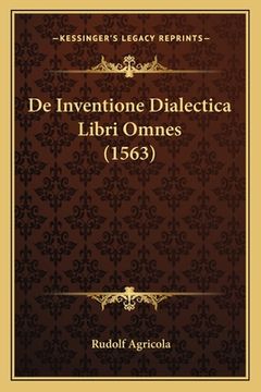 portada De Inventione Dialectica Libri Omnes (1563) (en Latin)