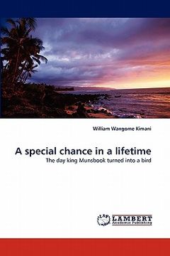 portada a special chance in a lifetime (en Inglés)