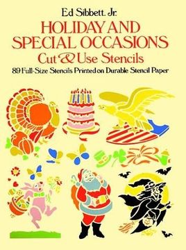 portada Holiday and Special Occasions cut & use Stencils (in English)
