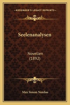 portada Seelenanalysen: Novellen (1892) (in German)