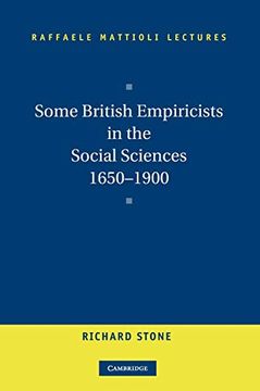 portada Some British Empiricists in the Social Sciences, 1650-1900 Hardback (Raffaele Mattioli Lectures) (en Inglés)