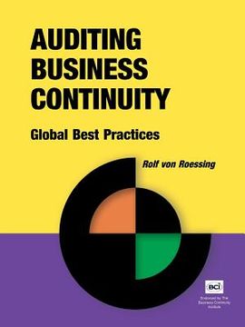 portada auditing business continuity: global best practices (en Inglés)