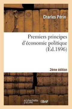 portada Premiers Principes d'Économie Politique 2e Édition (en Francés)