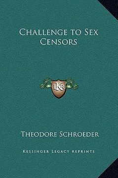 portada challenge to sex censors (en Inglés)