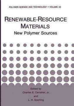portada Renewable-Resource Materials: New Polymer Sources (in English)