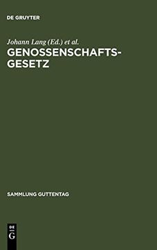 portada Genossenschaftsgesetz (en Alemán)