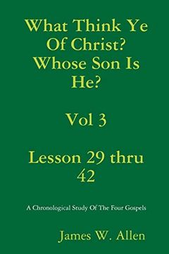 portada What Think ye of Christ? Whose son is he? Vol 3 (in English)