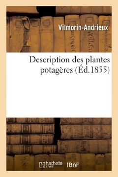 portada Description Des Plantes Potagères (en Francés)