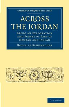 portada Across the Jordan Paperback (Cambridge Library Collection - Archaeology) 