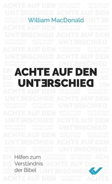 portada Achte auf den Unterschie (in German)