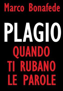 portada Plagio, Quando Ti Rubano Le Parole (in Italian)
