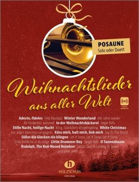 portada Weihnachtslieder aus Aller Welt - Posaune (en Alemán)