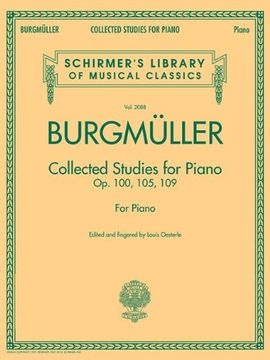 johann friedrich burgmuller - collected studies for piano,op. 100, 105, 109 , vol. 2088
