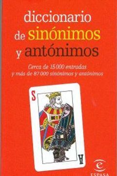 portada diccionario mini de sinonimos y antonimos (in Spanish)