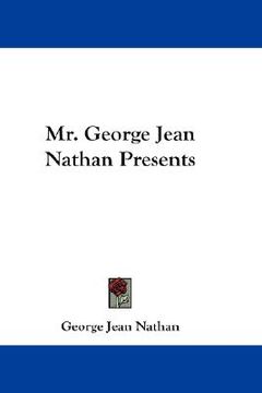 portada mr. george jean nathan presents (en Inglés)