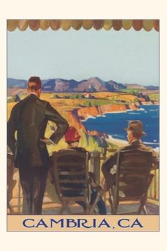 portada The Vintage Journal Three People Looking over Coastline, Cambria (en Inglés)