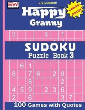 portada Happy Granny Sudoku Puzzle Book 3 (in English)