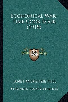 portada economical war-time cook book (1918) (en Inglés)