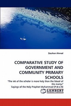 portada comparative study of government and community primary schools
