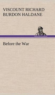 portada before the war (en Inglés)