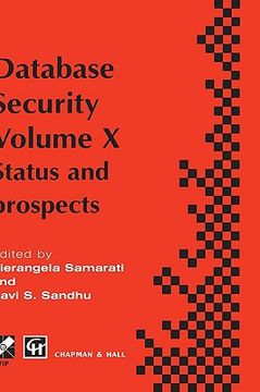 portada database security x (en Inglés)
