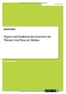 portada Typen und Funktion des Gracioso im Theater von Tirso de Molina (German Edition)