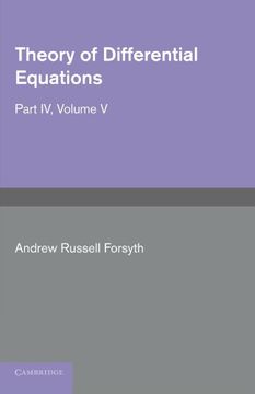 portada Theory of Differential Equations 6 Volume Set: Theory of Differential Equations: Partial Differential Equations: Volume 5 (in English)