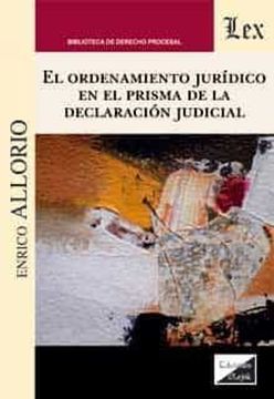 portada Ordenamiento Juridico en el Prisma de la Declaracion Juducial, el