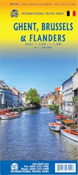 portada Ghent, Brussels, and Flanders Travel Reference map 1: 9K (en Inglés)