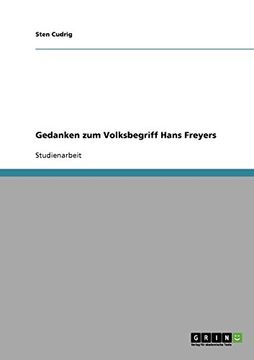portada Gedanken zum Volksbegriff Hans Freyers (German Edition)