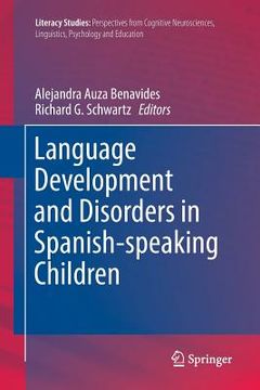 portada Language Development and Disorders in Spanish-Speaking Children (en Inglés)