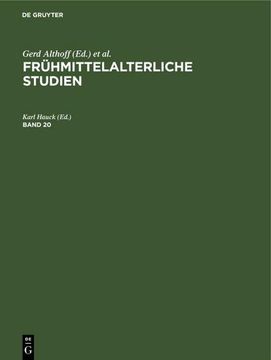 portada Frühmittelalterliche Studien. Band 20 (in German)