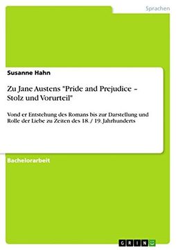 portada Zu Jane Austens "Pride and Prejudice - Stolz und Vorurteil"