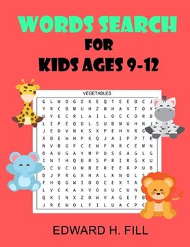 portada Word Search for Kids Ages 9 - 12: Improve Vocabulary and Memory for Kids ( Volume 1 ) (en Inglés)