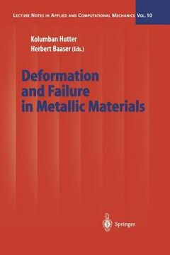 portada deformation and failure in metallic materials (en Inglés)