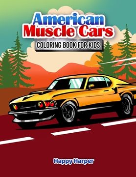 portada Muscle Cars Coloring Book (en Inglés)