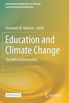 portada Education and Climate Change: The Role of Universities (en Inglés)
