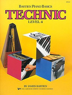 portada Bastien Piano Basics - Technic (Level 4)