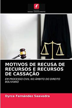 portada Motivos de Recusa de Recursos e Recursos de Cassação (en Portugués)