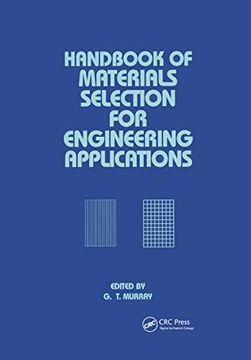 portada Handbook of Materials Selection for Engineering Applications (Mechanical Engineering, 113) (en Inglés)