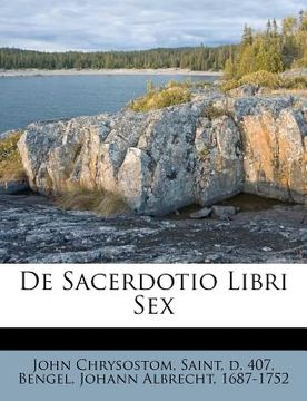 portada de Sacerdotio Libri Sex