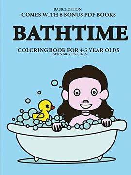 portada Coloring Book for 4-5 Year Olds (Bathtime) 
