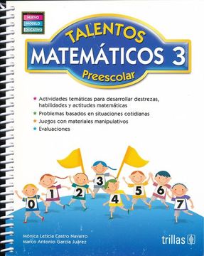 portada Talentos Matematicos 3. Preescolar / 5 ed.