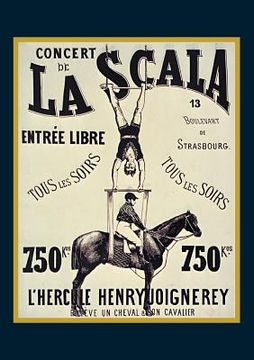portada Carnet ligné Affiche La Scala L'Hercule"" (in French)