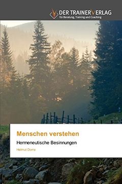 portada Menschen verstehen (German Edition)