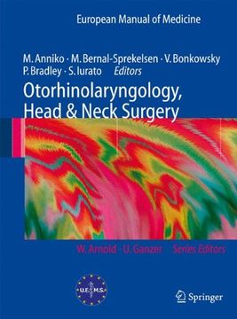 portada Otorhinolaryngology, Head and Neck Surgery (European Manual of Medicine) (in English)