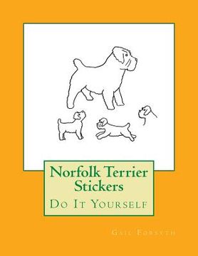 portada Norfolk Terrier Stickers: Do It Yourself (en Inglés)