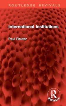 portada International Institutions (Routledge Revivals) (en Inglés)