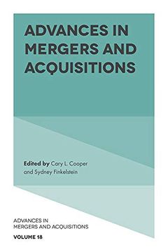 portada Advances in Mergers and Acquisitions (en Inglés)